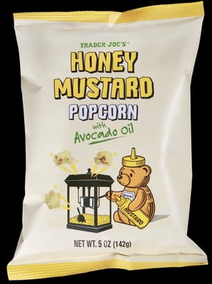 Trader Joe's Honey Mustard Popcorn package