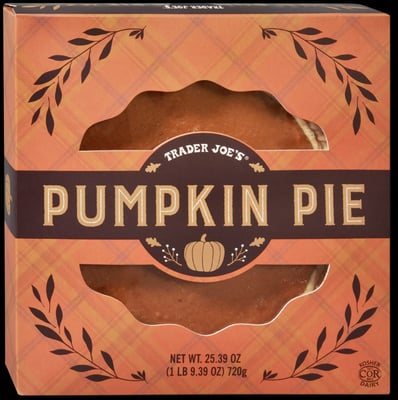 Trader Joe's Pumpkin Pie packaging