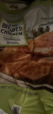 Trader Joe's Breaded Chicken Tenderloin Breasts packaging