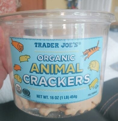 Trader Joe's Organic Animal Crackers packaging