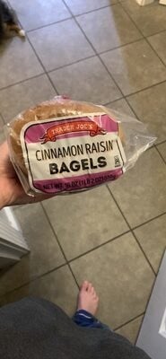 Trader Joe's Cinnamon Raisin Bagels packaging