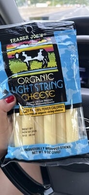 Trader Joe's Light String Cheese packaging