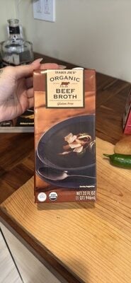 Trader Joe's Organic Beef Broth packaging
