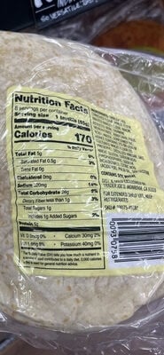 Trader Joe's Handmade Flour Tortillas packaging
