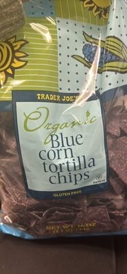 Trader Joe's Blue Corn Tortilla Chips packaging