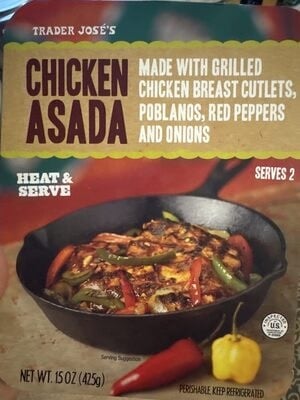 Trader Joe's Chicken Asada packaging