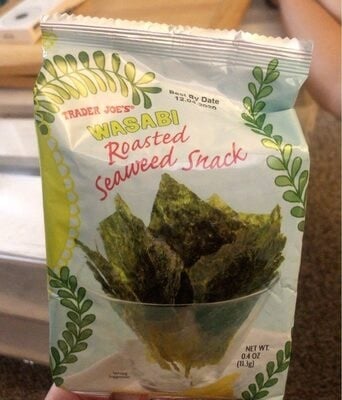 Trader Joe's Roasted Seaweed Snack packaging
