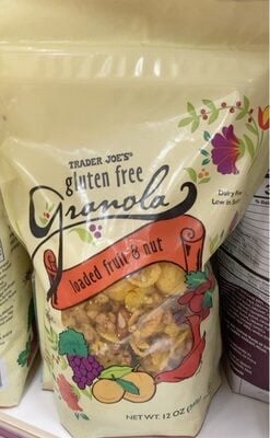 Trader Joe's Loaded Fruit & Nut Granola packaging
