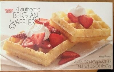 Trader Joe's Belgium Waffles packaging