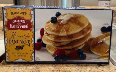 Trader Joe's Homestyle Pancakes packaging
