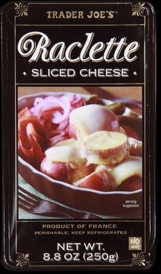 Trader Joe's Raclette Sliced Cheese package