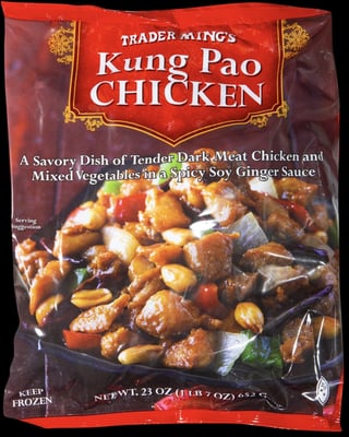 Trader Joe's Kung Pao Chicken packaging