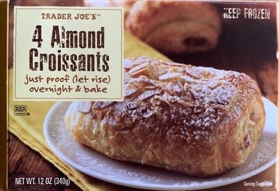 Trader Joe's 4 Almond Croissants package