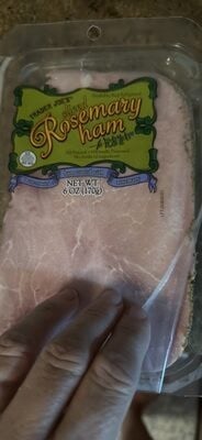 Trader Joe's Sliced Rosemary Ham packaging