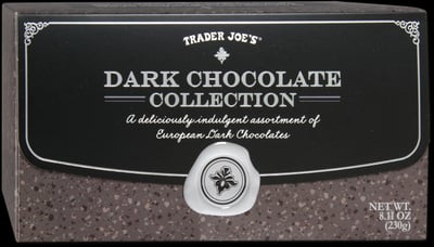 Trader Joe's Dark Chocolate Collection package
