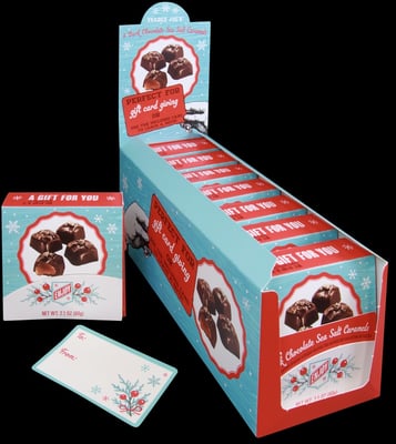 Trader Joe's Dark Chocolate Sea Salt Caramels package