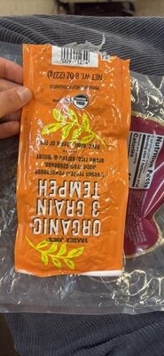 Trader Joe's Organic 3 Grain Tempeh packaging