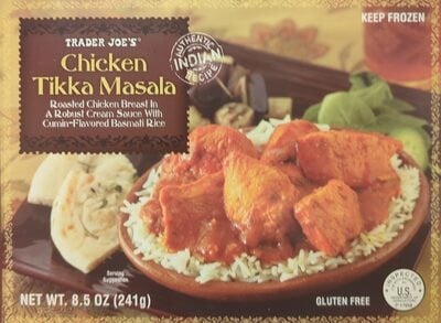 Trader Joe's Chicken Tikka Masala packaging