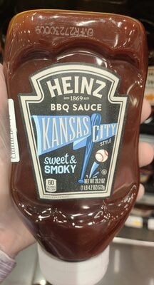Heinz Kansas City Style BBQ Sauce, Sweet & Smoky packaging