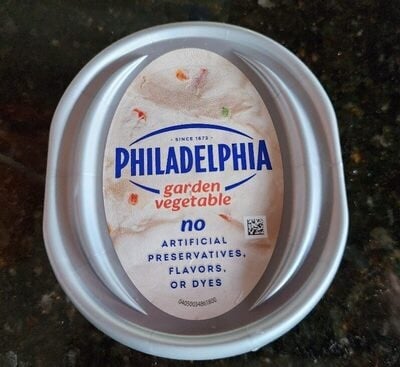 Philadelphia Garden Vegetable Spread packaging