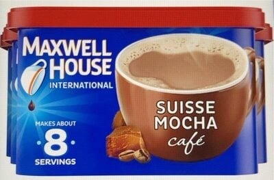 Maxwell House Suisse Mocha Cafe-Style Beverage Mix packaging