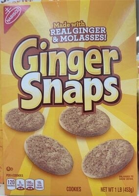 Ginger Snaps Cookies packaging