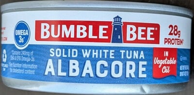 Bumble Bee Premium Tuna Solid White Albacore In Vegetable Oil package