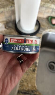 Bumble Bee Solid White Albacore Tuna In Water package