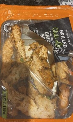 Trader Joe's Grilled Chili Lime Boneless, Skinless Chicken Breast packaging