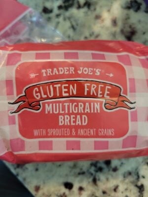 Trader Joe's Gluten Free Multigrain Bread packaging