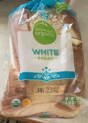Simple Truth White Bread package