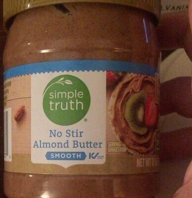 Simple Truth Smooth No Stir Almond Butter package