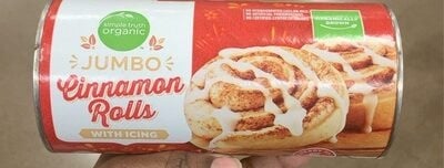 Simple Truth Cinnamon Rolls Jumbo With Icing packaging