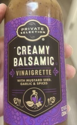Private Selection Creamy Balsamic Vinaigrette packaging