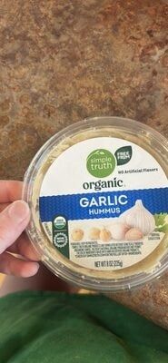 Simple Truth Garlic Hummus packaging