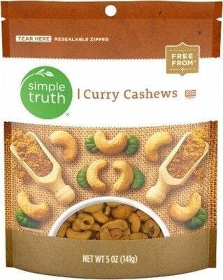 Simple Truth Curry Cashews package