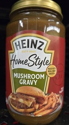Heinz Home Style Mushroom Gravy packaging