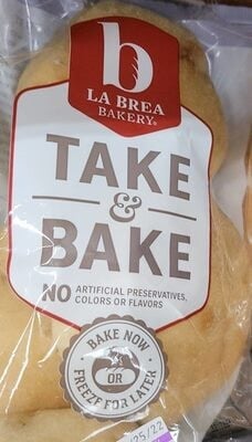 La Brea Bakery Rosemary Garlic Focaccia Rolls packaging