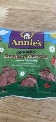 Annie's Organic Strawberry Shortcake Bunny Grahams packaging