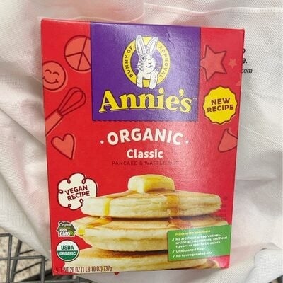 Annie's Organic Pancake & Waffle Mix package