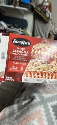 Stouffer's Lasagna With Meat & Sauce Family Size packaging