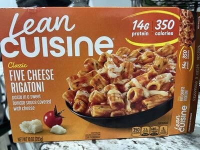 Lean Cuisine Comfort Cravings Five Cheese Rigatoni packaging