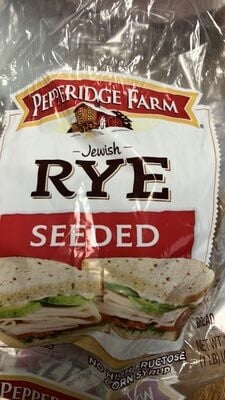 Pepperidge Farm Jewish Rye Seeded Bread package
