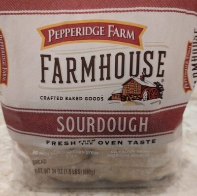 Pepperidge Farm Farmhouse Sourdough Bread package