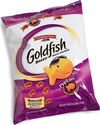 Pepperidge Farm Goldfish Baked Snack Crackers, Pretzel package