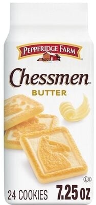 Pepperidge Farm Chessmen Butter Cookies (24 Cookies) package