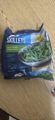 Birds Eye Skillets Garlic Butter Green Beans, Frozen Vegetable packaging