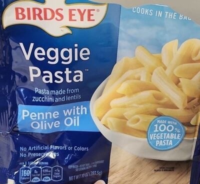 Birds Eye Penne With Olive Oil Veggie Pasta package