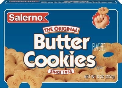 Salerno Original Butter Cookies packaging