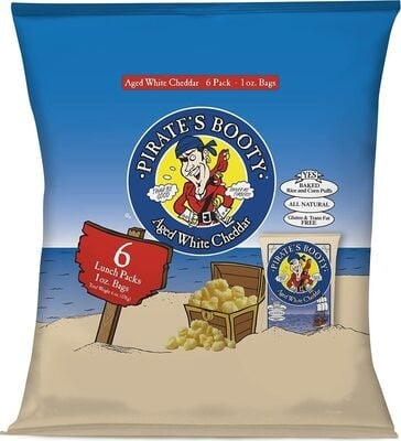 Pirate's Booty Aged White Cheddar packaging